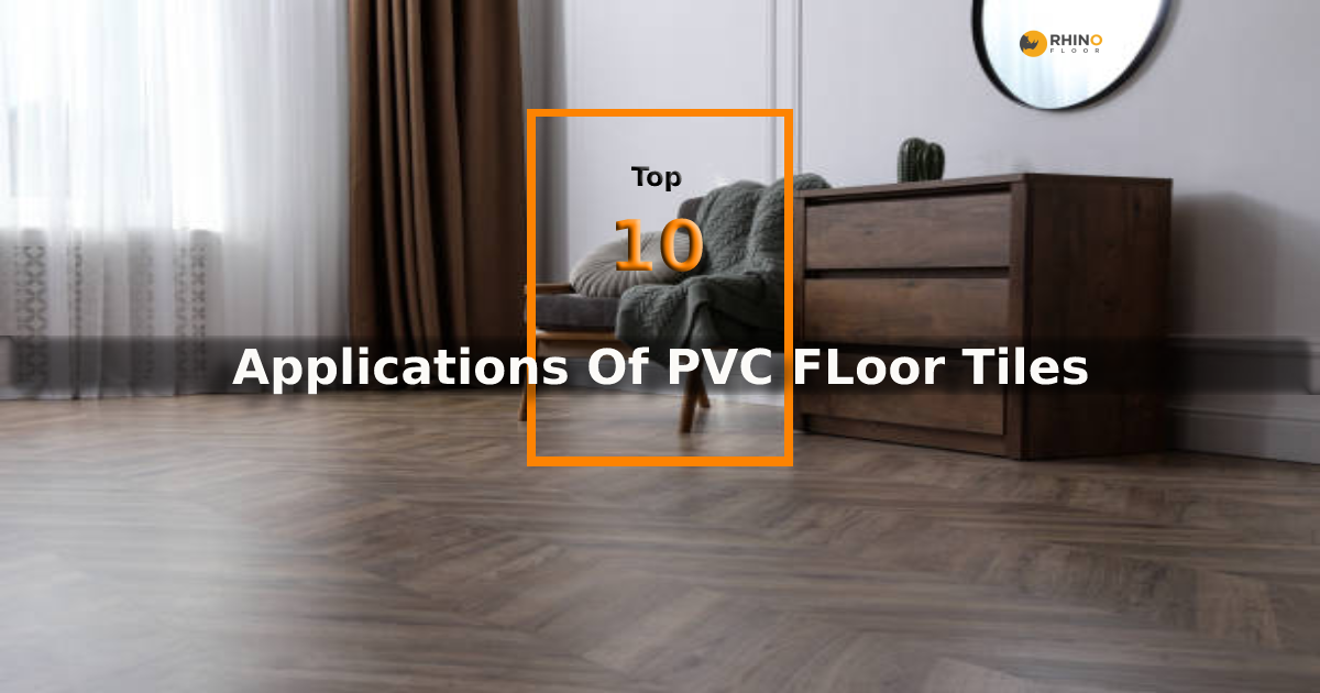 PVC floor tiles